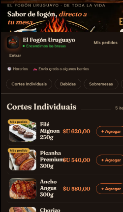 Cardápio Mobile