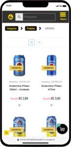 capa delivery pagina produtos celular